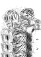 Digital scribble artwork - Depression! thumbnail