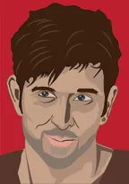 Digital Vector portrait of  