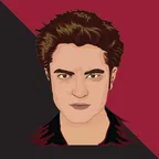 Digital vector portrait of 