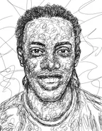 Scribble portrait of 